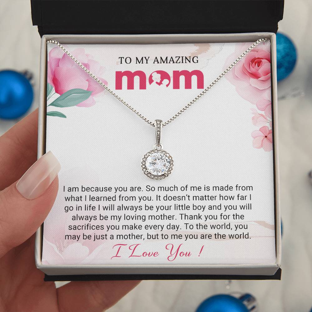 TO MY AMAZING MOM - BEST GIFT FOR MOM - ETERNAL HOPE NECKLACE