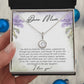 DEAR MOM - MOTHER'S DAY BEST GIFT FOR MOM - ETERNAL HOPE NECKLACE