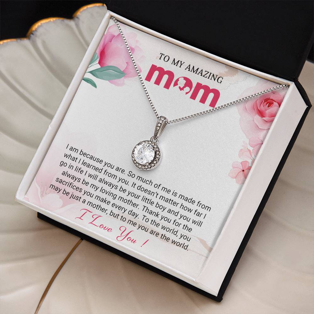 TO MY AMAZING MOM - MOTHER'S DAY BEST GIFT FOR MOM - ETERNAL HOPE NECKLACE