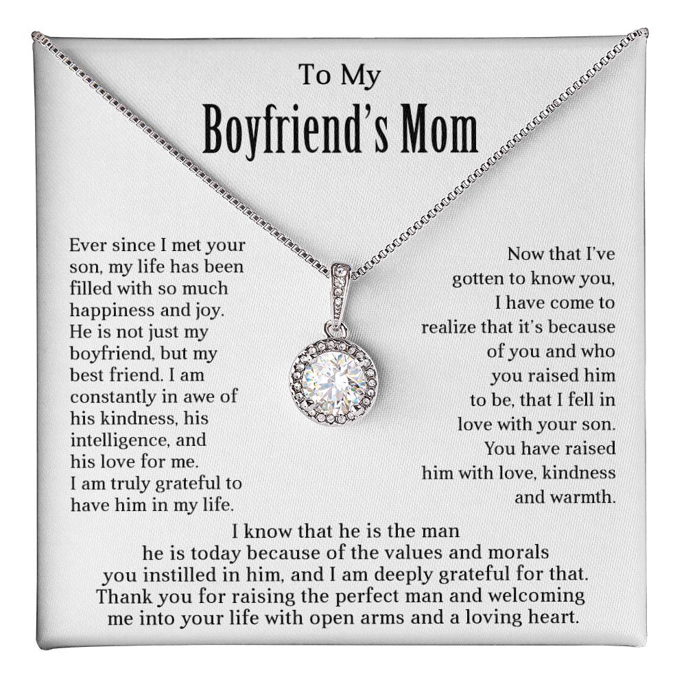 TO MY BOYFRIEND'S MOM - HAPPY MOTHER'S DAY - ETERNAL HOPE NECKLACE