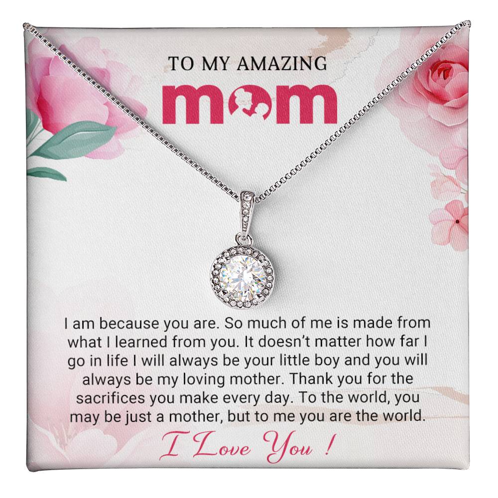 TO MY AMAZING MOM - BEST GIFT FOR MOM - ETERNAL HOPE NECKLACE