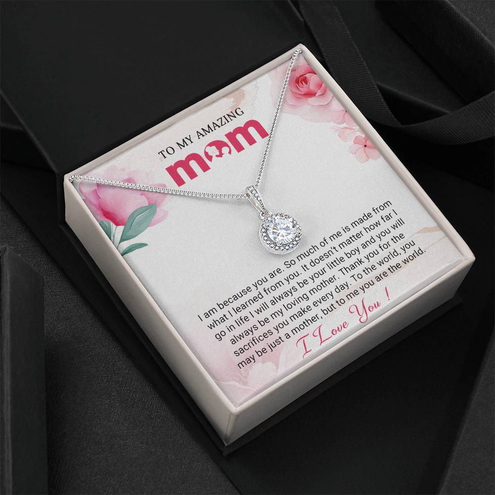 TO MY AMAZING MOM - MOTHER'S DAY BEST GIFT FOR MOM - ETERNAL HOPE NECKLACE