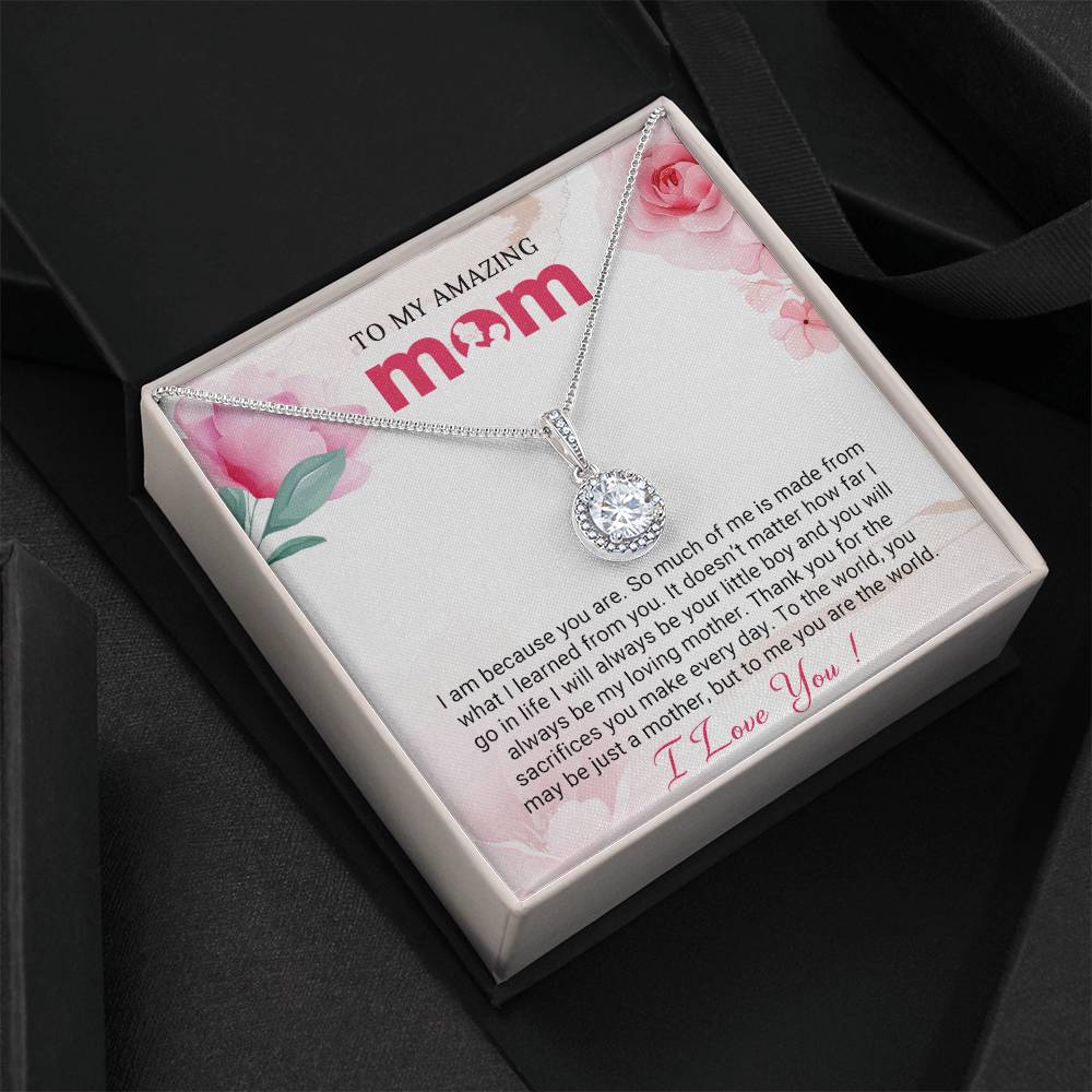 TO MY AMAZING MOM - BEST GIFT FOR MOM - ETERNAL HOPE NECKLACE