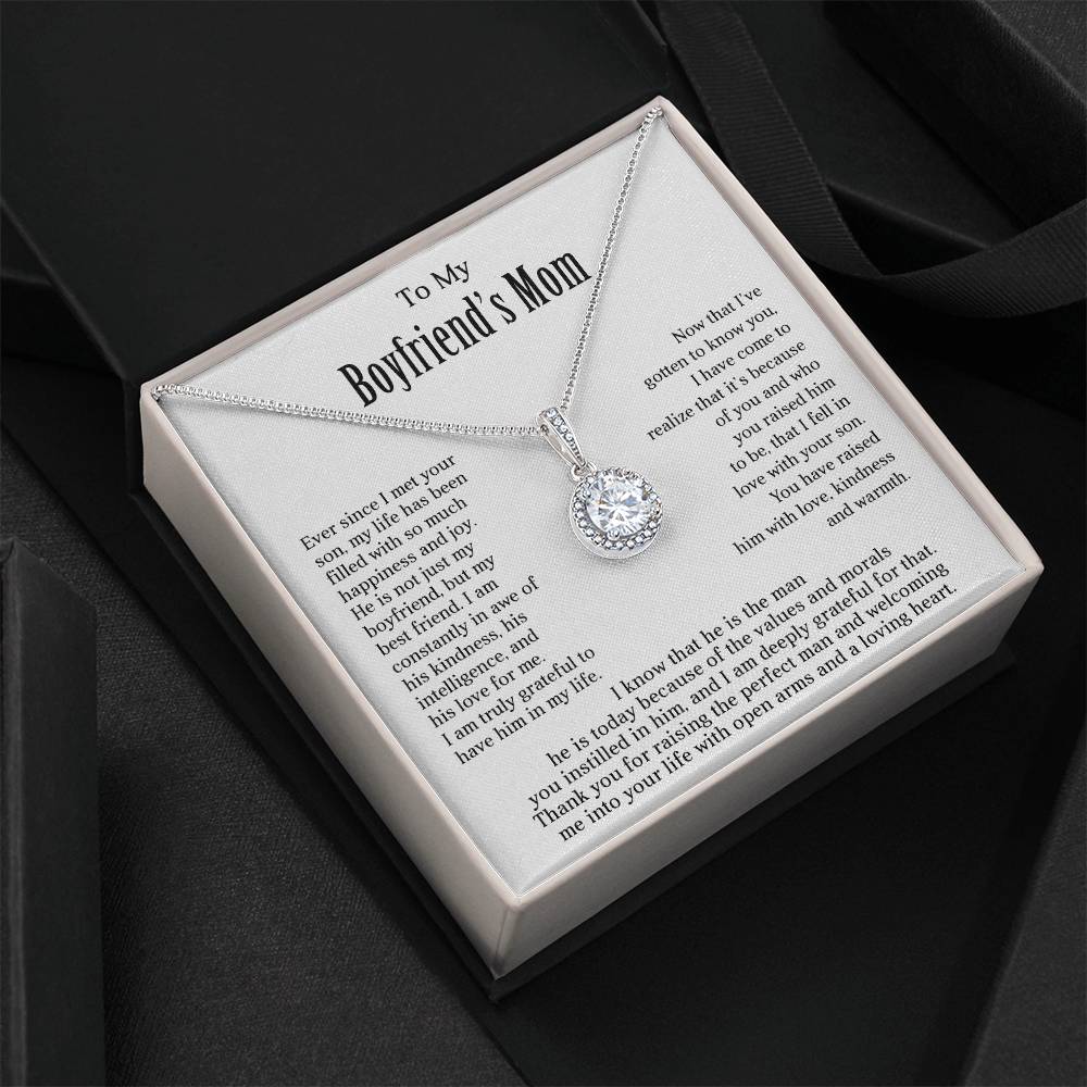 TO MY BOYFRIEND'S MOM - HAPPY MOTHER'S DAY - ETERNAL HOPE NECKLACE