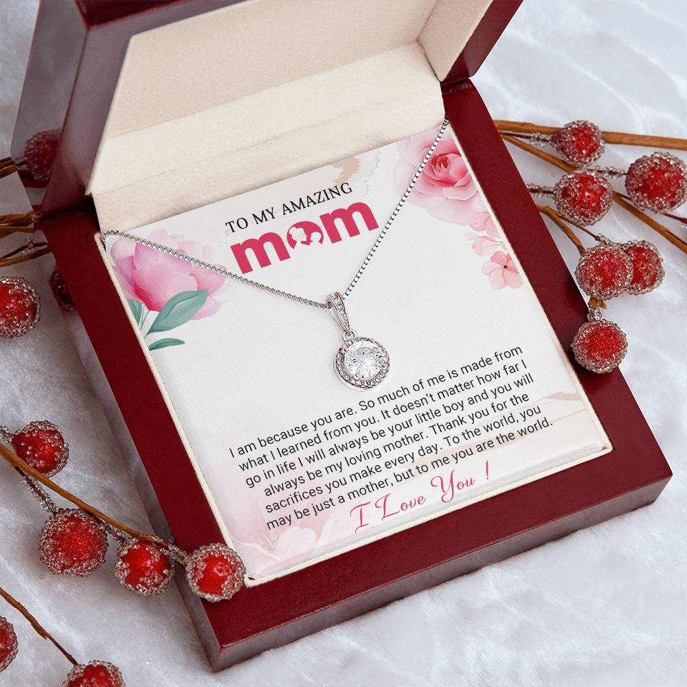 TO MY AMAZING MOM - BEST GIFT FOR MOM - ETERNAL HOPE NECKLACE