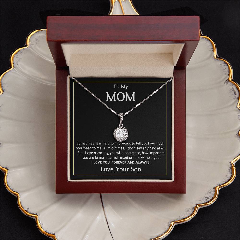 TO MY MOM - MOTHER'S DAY BEST GIFT FOR MOM - ETERNAL HOPE NECKLACE