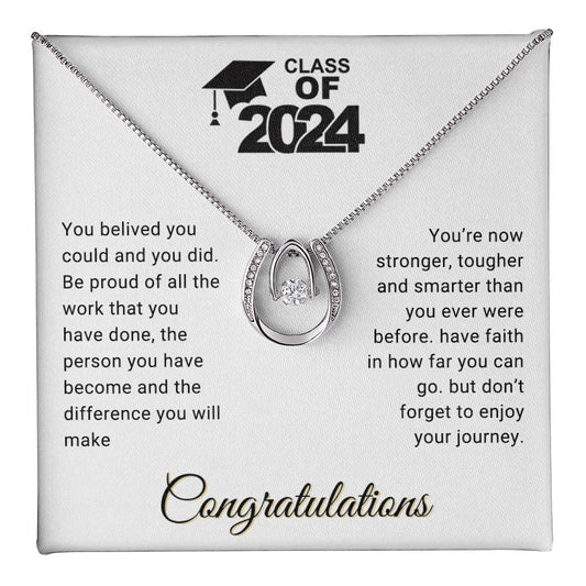 Perfect Graduation Gift - Congratulations - Lucky In Love