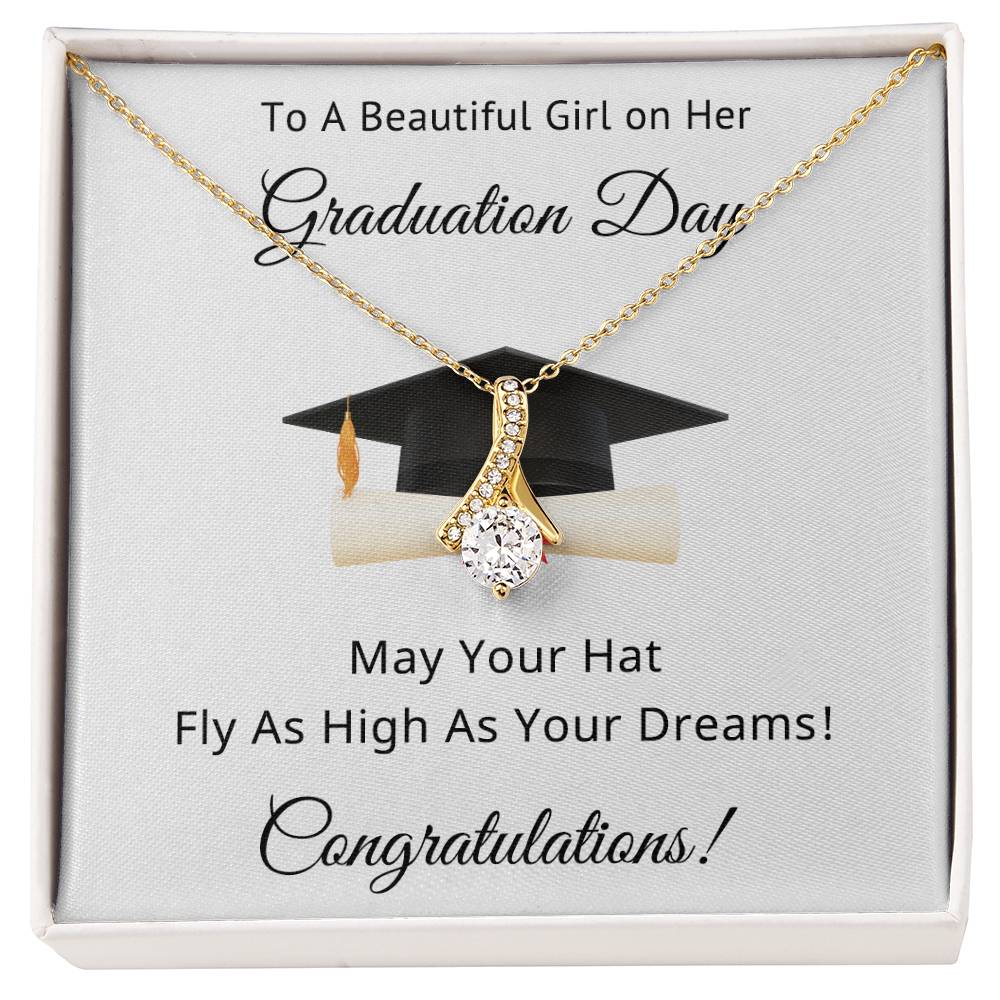 Perfect Graduation Gift - Congratulations - Alluring Beauty Necklace