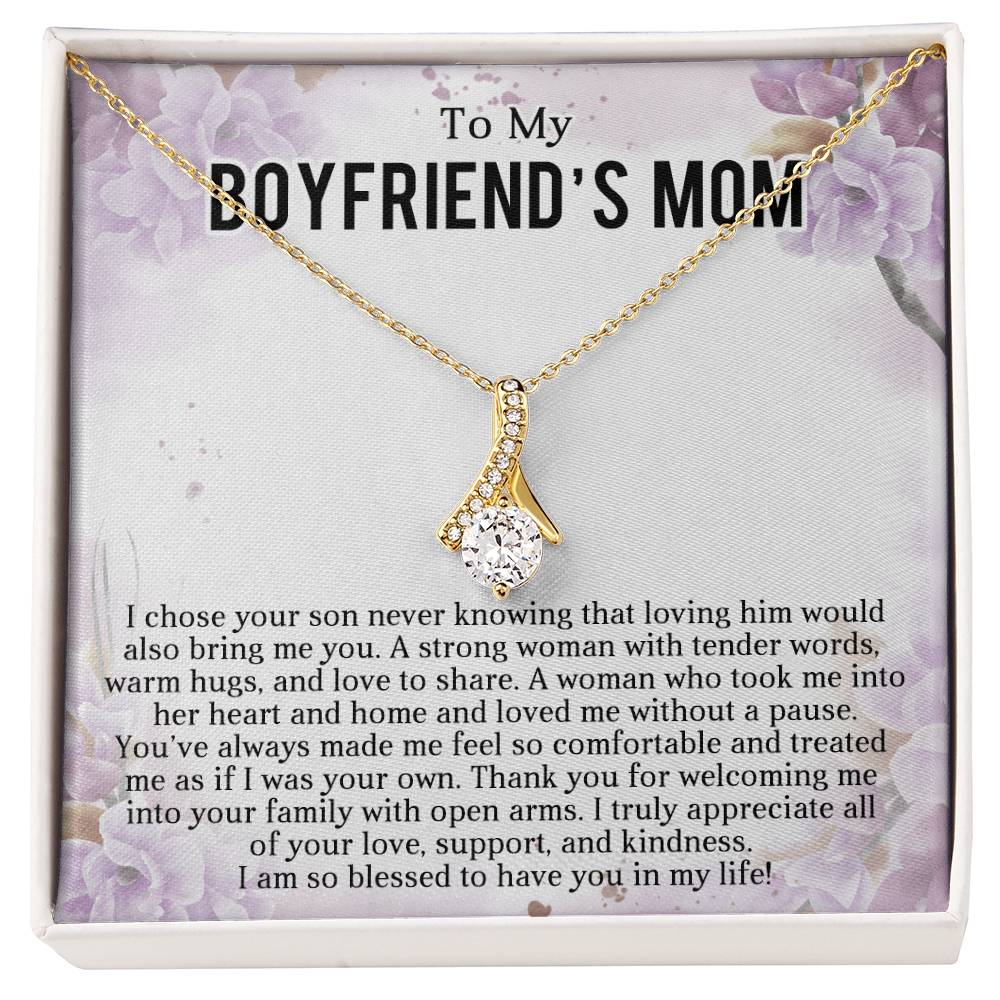 TO MY BOYFRIEND'S MOM - MOTHER'S DAY BEST GIFT - ALLURING BEAUTY NECKLACE