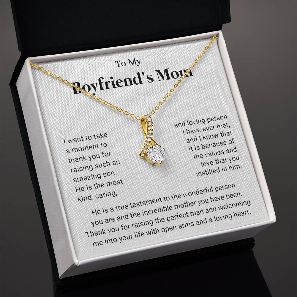 TO MY BOYFRIEND'S MOM - HAPPY MOTHER'S DAY - ALLURING BEAUTY NECKLACE