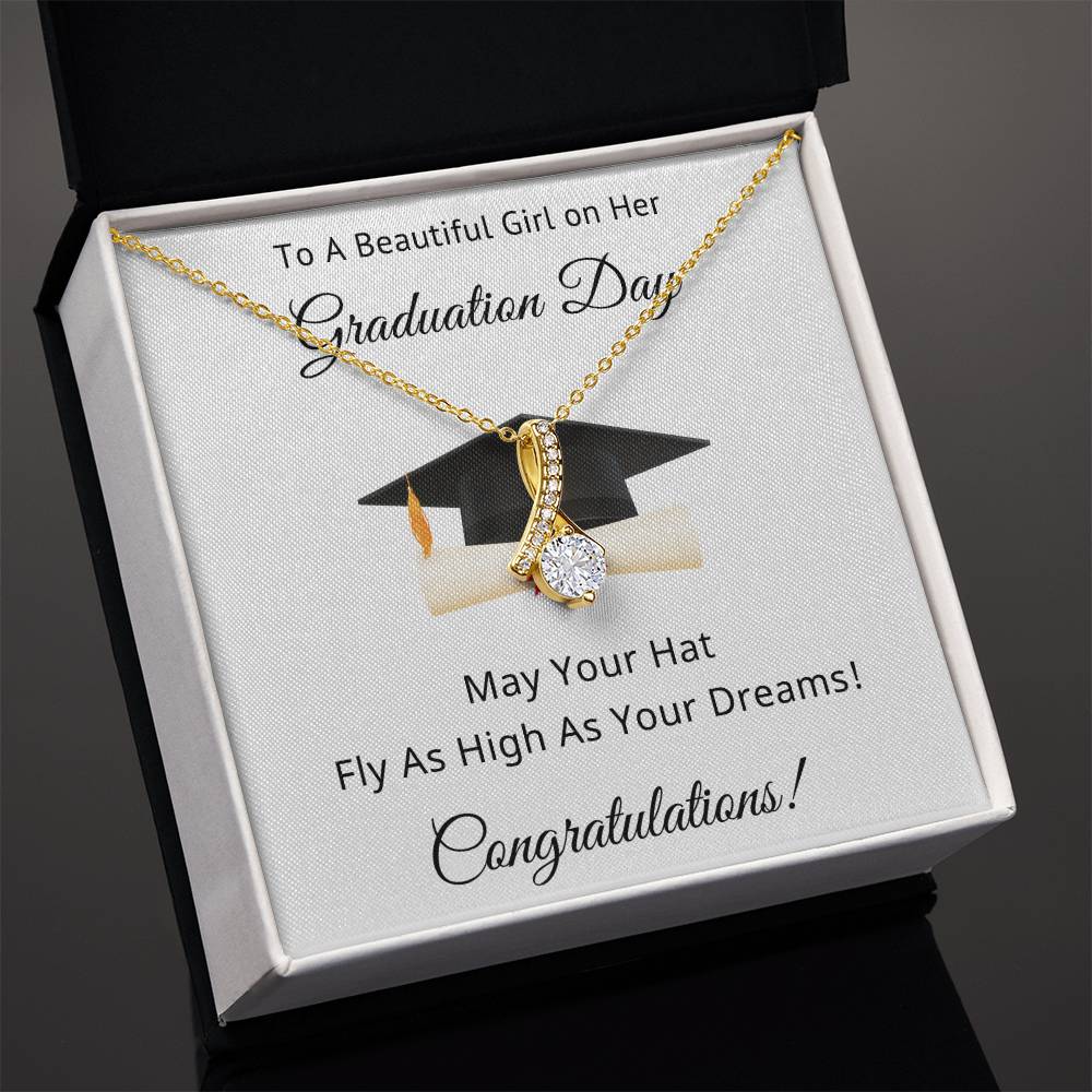 Perfect Graduation Gift - Congratulations - Alluring Beauty Necklace