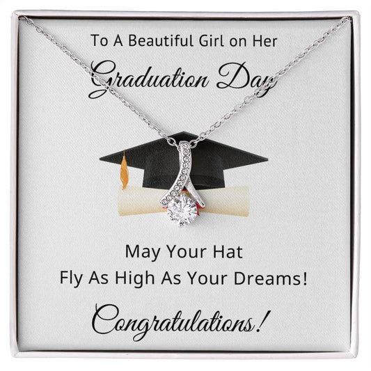 Perfect Graduation Gift - Congratulations - Alluring Beauty Necklace