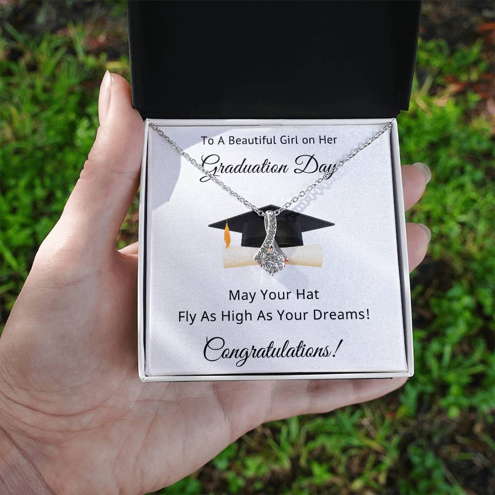 Perfect Graduation Gift - Congratulations - Alluring Beauty Necklace