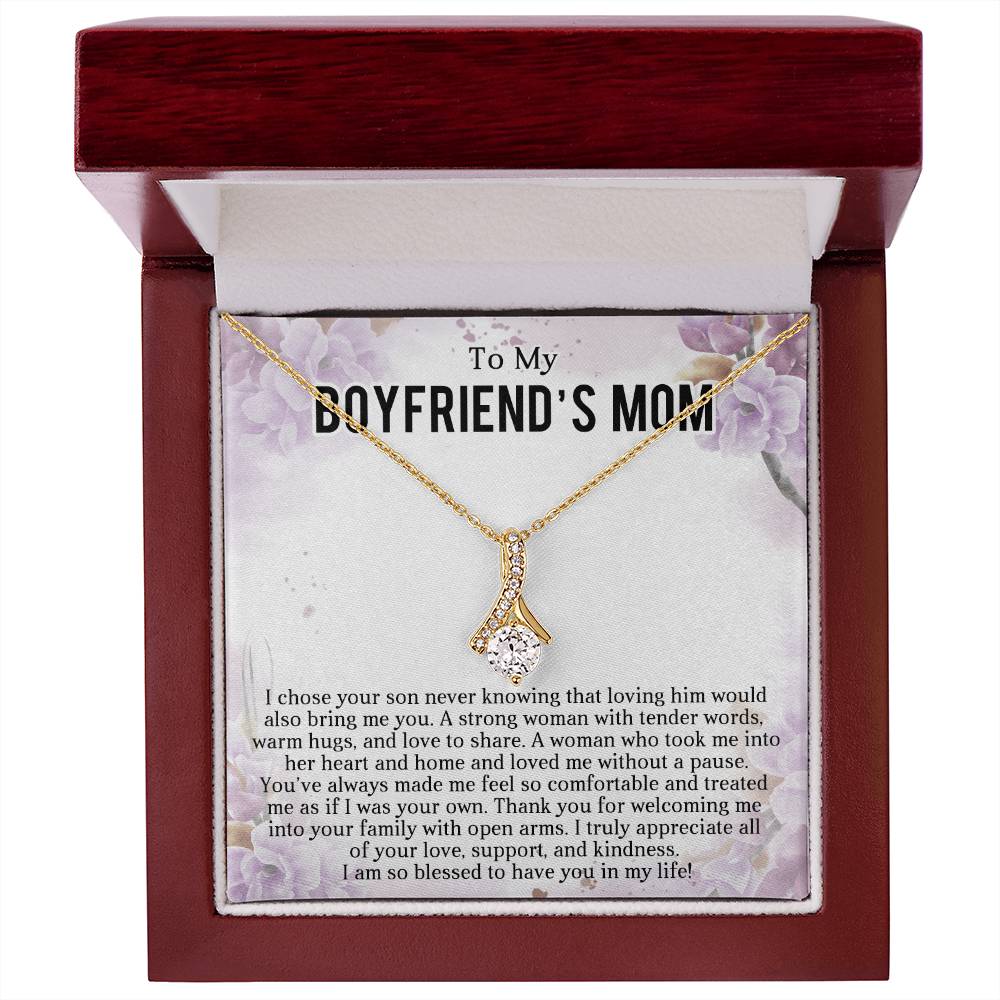 TO MY BOYFRIEND'S MOM - MOTHER'S DAY BEST GIFT - ALLURING BEAUTY NECKLACE