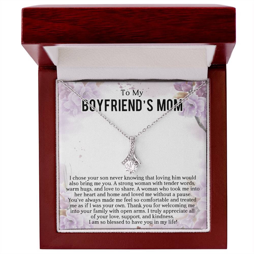 TO MY BOYFRIEND'S MOM - MOTHER'S DAY BEST GIFT - ALLURING BEAUTY NECKLACE