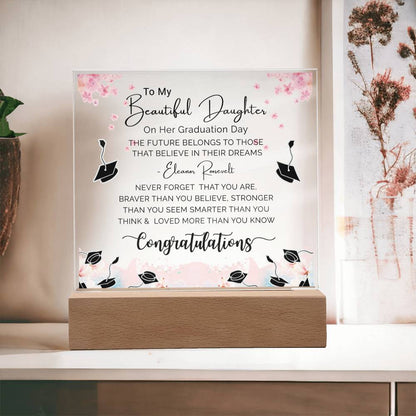 Perfect Graduation Gift - Congratulations - Acrylic Square Plaque