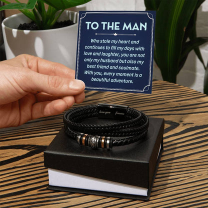 Pulsera Te amo por siempre - Para el hombre que robó 