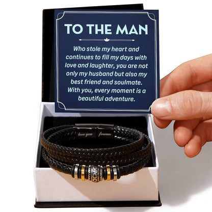 Pulsera Te amo por siempre - Para el hombre que robó 