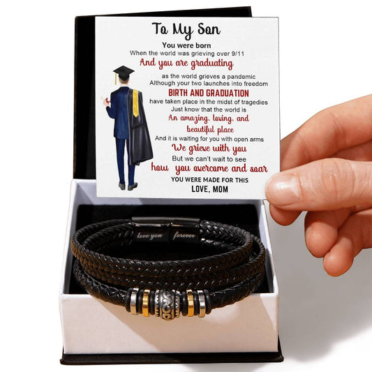 Perfect Graduation Gift - Congratulations - Love You Forever Bracelet