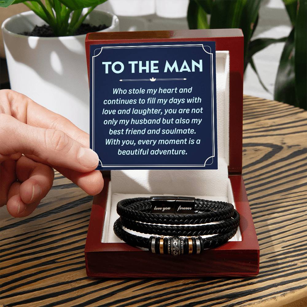 Pulsera Te amo por siempre - Para el hombre que robó 