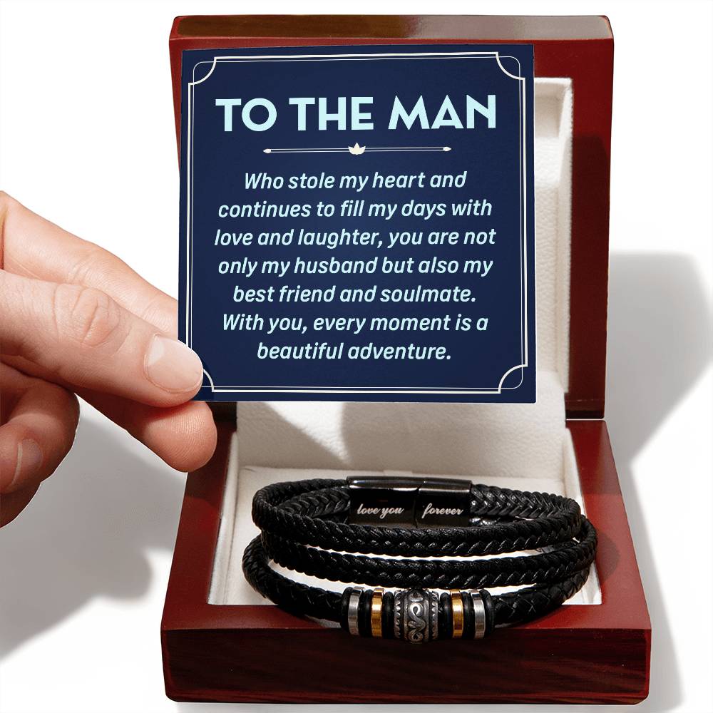 Pulsera Te amo por siempre - Para el hombre que robó 