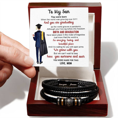 Perfect Graduation Gift - Congratulations - Love You Forever Bracelet