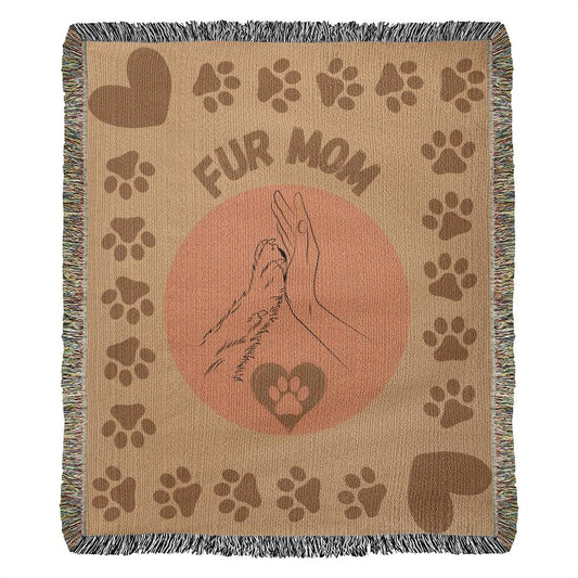 Fur Mom Heirloom Woven Blanket