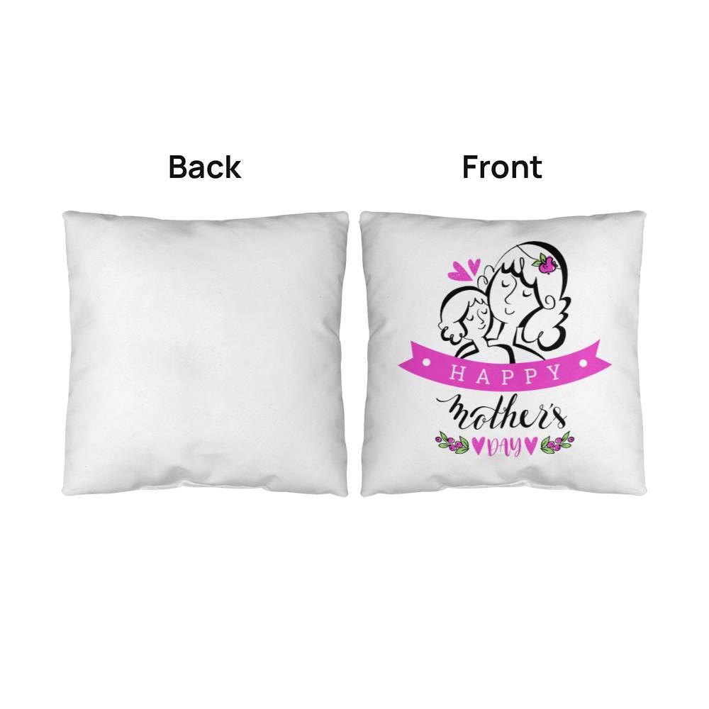 Happy Mother's Day-Mom Daughter-Pillow