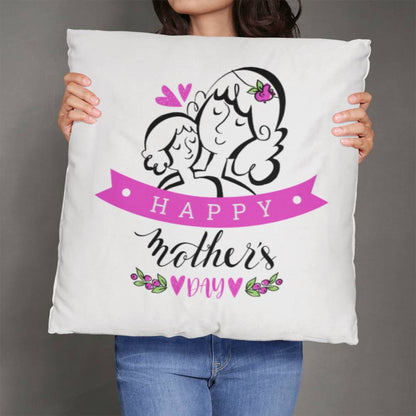 Happy Mother's Day-Mom Daughter-Pillow