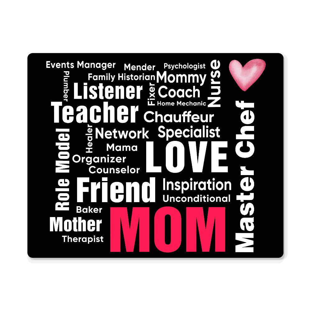 Mom - High Gloss Metal Art Print