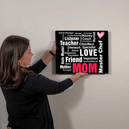 Mom - High Gloss Metal Art Print