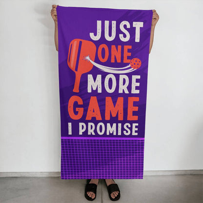 Just One More Game I Promise, Sports Towel