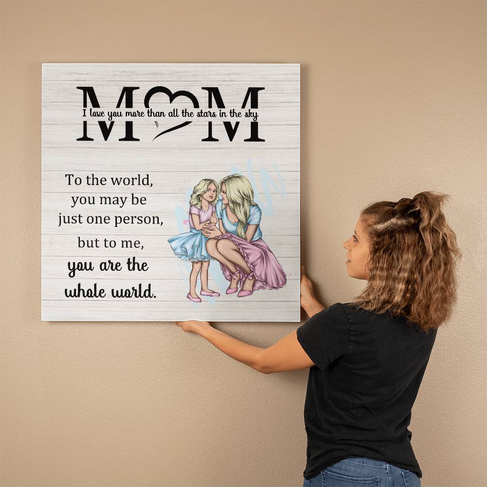 Mom - Gallery Wrapped Canvas