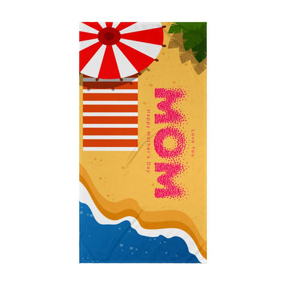 Love You Mom-Beach Towel