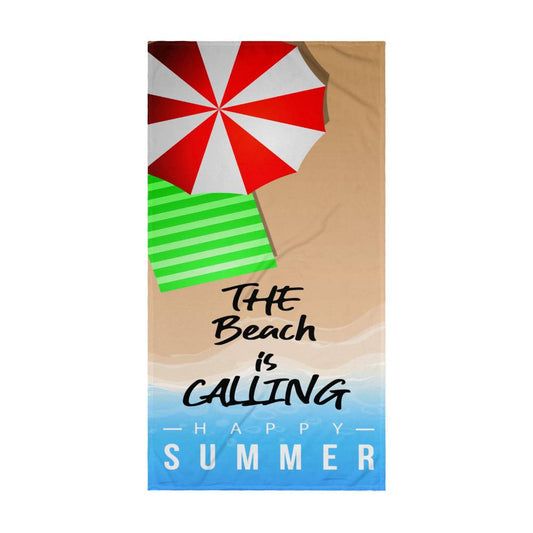 The Beach Is Calling-Beach Towel