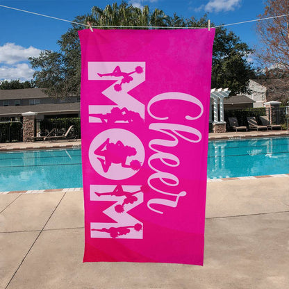 Cheer Mom, Beach Towel