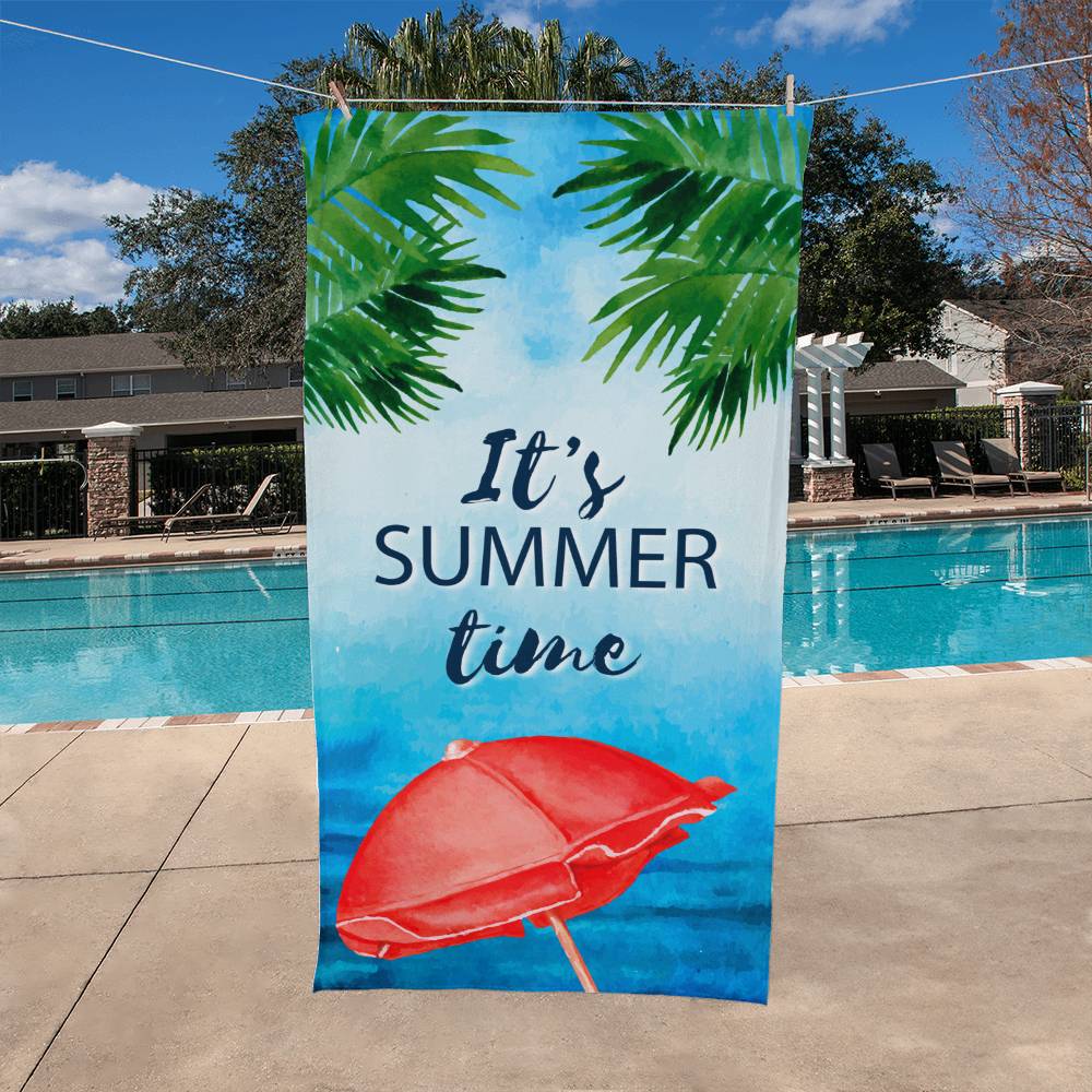 It's Summer Time-Beach Towel