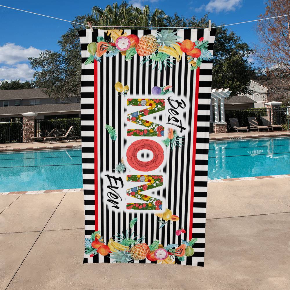 Best Mom Ever-Beach Towel