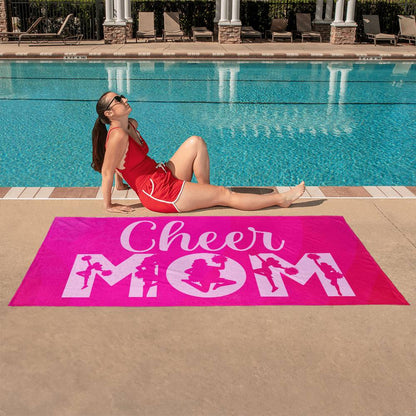 Cheer Mom, Beach Towel