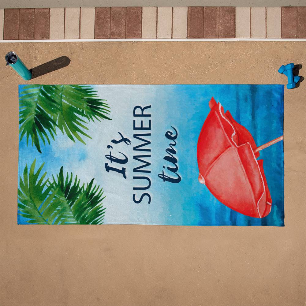 It's Summer Time-Beach Towel