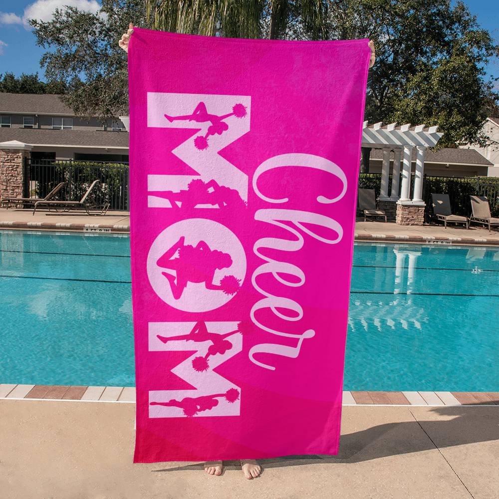 Cheer Mom, Beach Towel