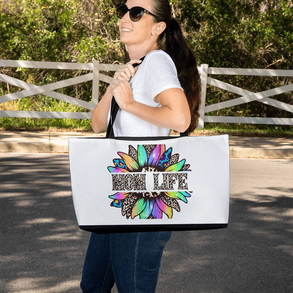 Mom Life Weekender Tote Bag