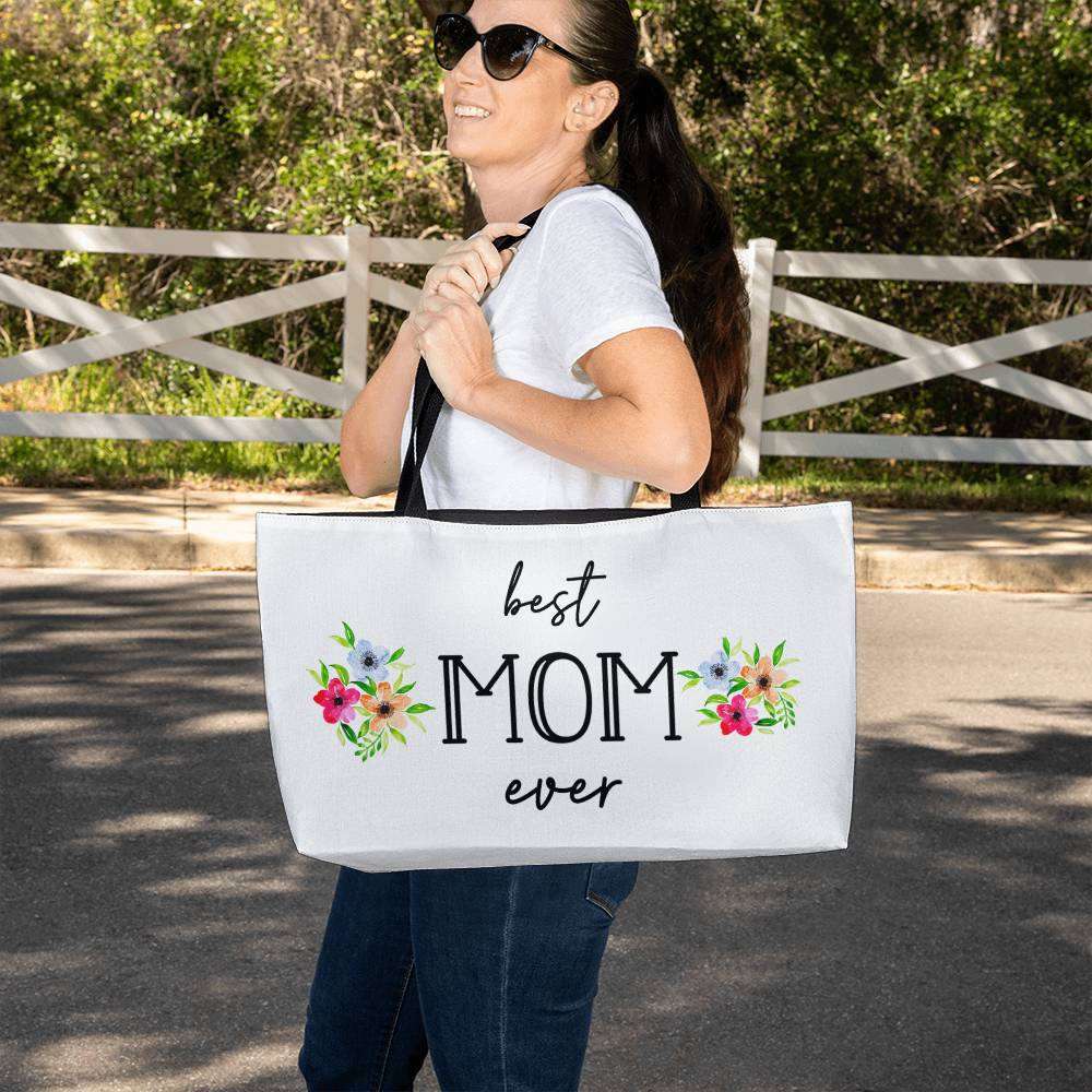 MOM - HAPPY MOTHER'S DAY - WEEKENDER TOTE