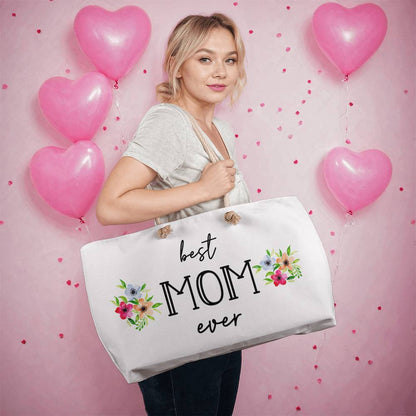 MOM - HAPPY MOTHER'S DAY - WEEKENDER TOTE