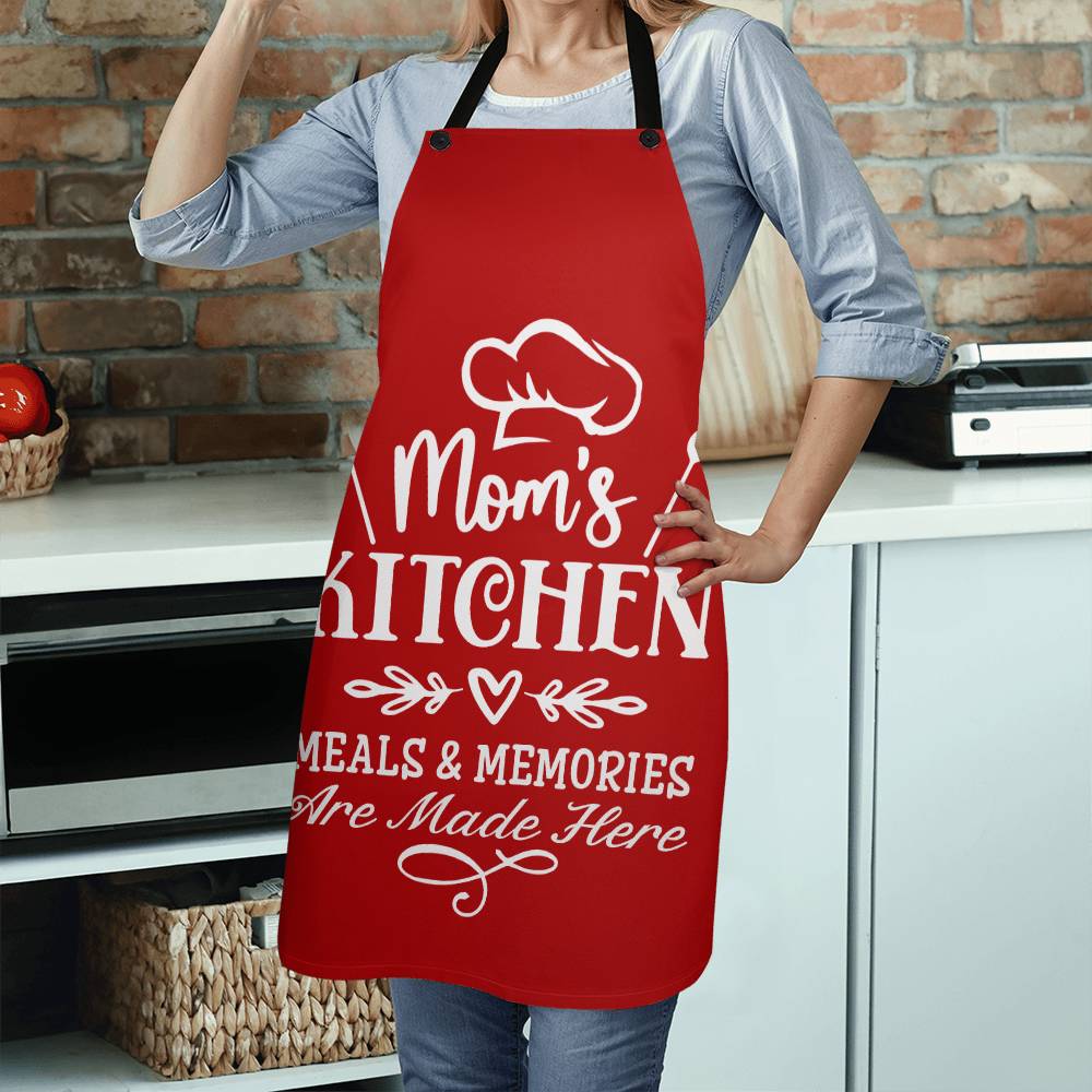 Mom's Kitchen, Meals & Memories Are Made Here, Apron