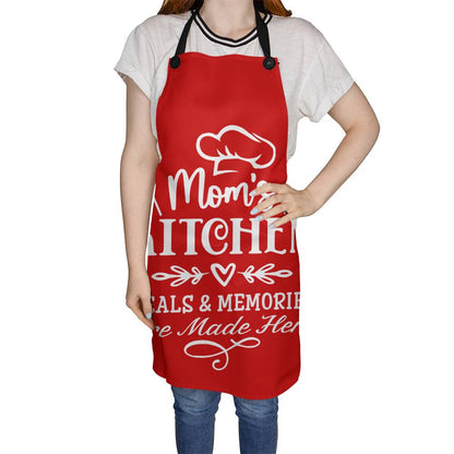 Mom's Kitchen, Meals & Memories Are Made Here, Apron