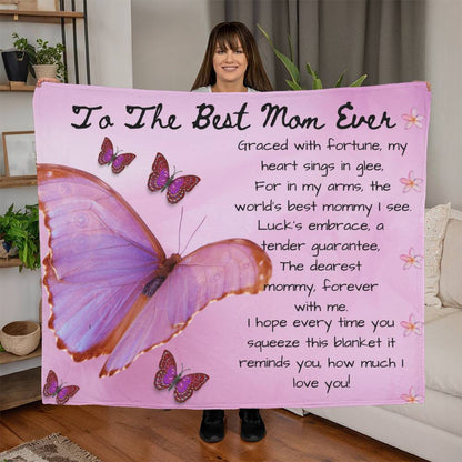 Best Mom Ever Fleece Blanket